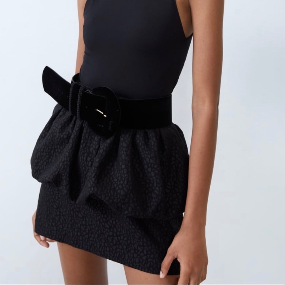 ZARA BNWT Jacquard Mini Skirt - Picture 2 of 7
